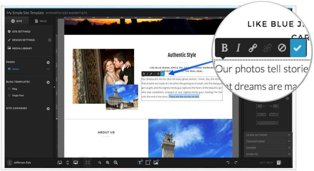 showit text editor update