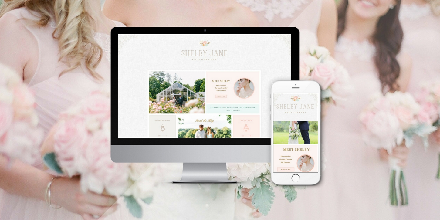 Website design blog header shelby