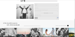 wedding photographer landing page for website marissa decker photography