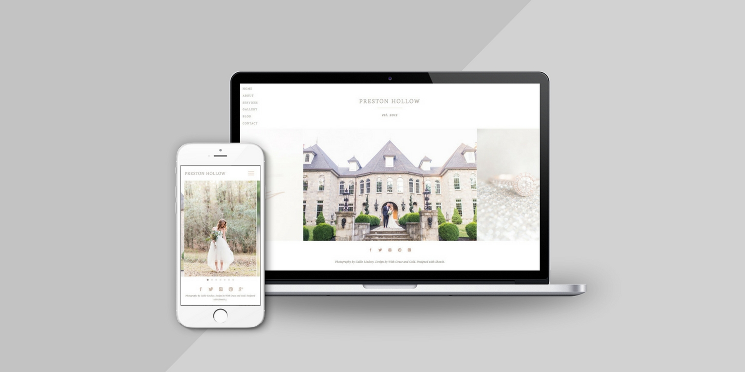 Website design blog header prestonhollow