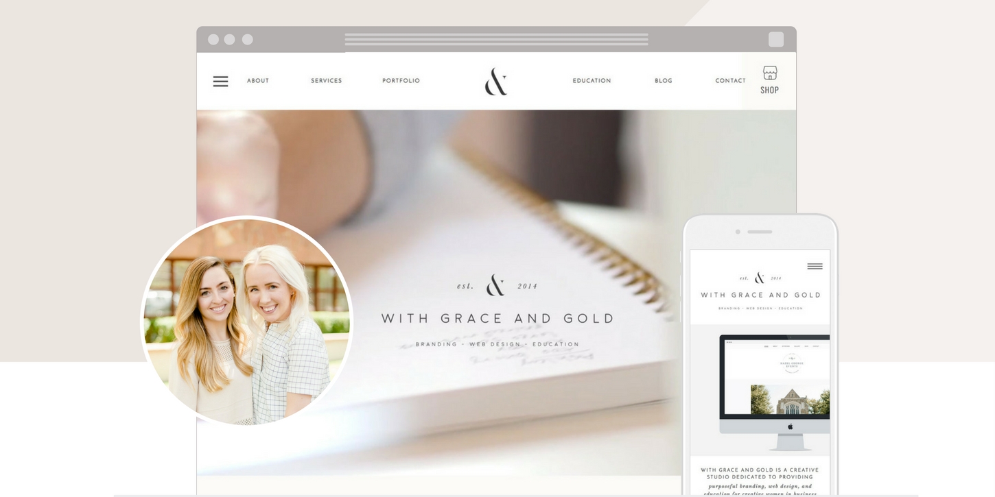 Withgraceandgold portfoliosites withgraceandgold.com