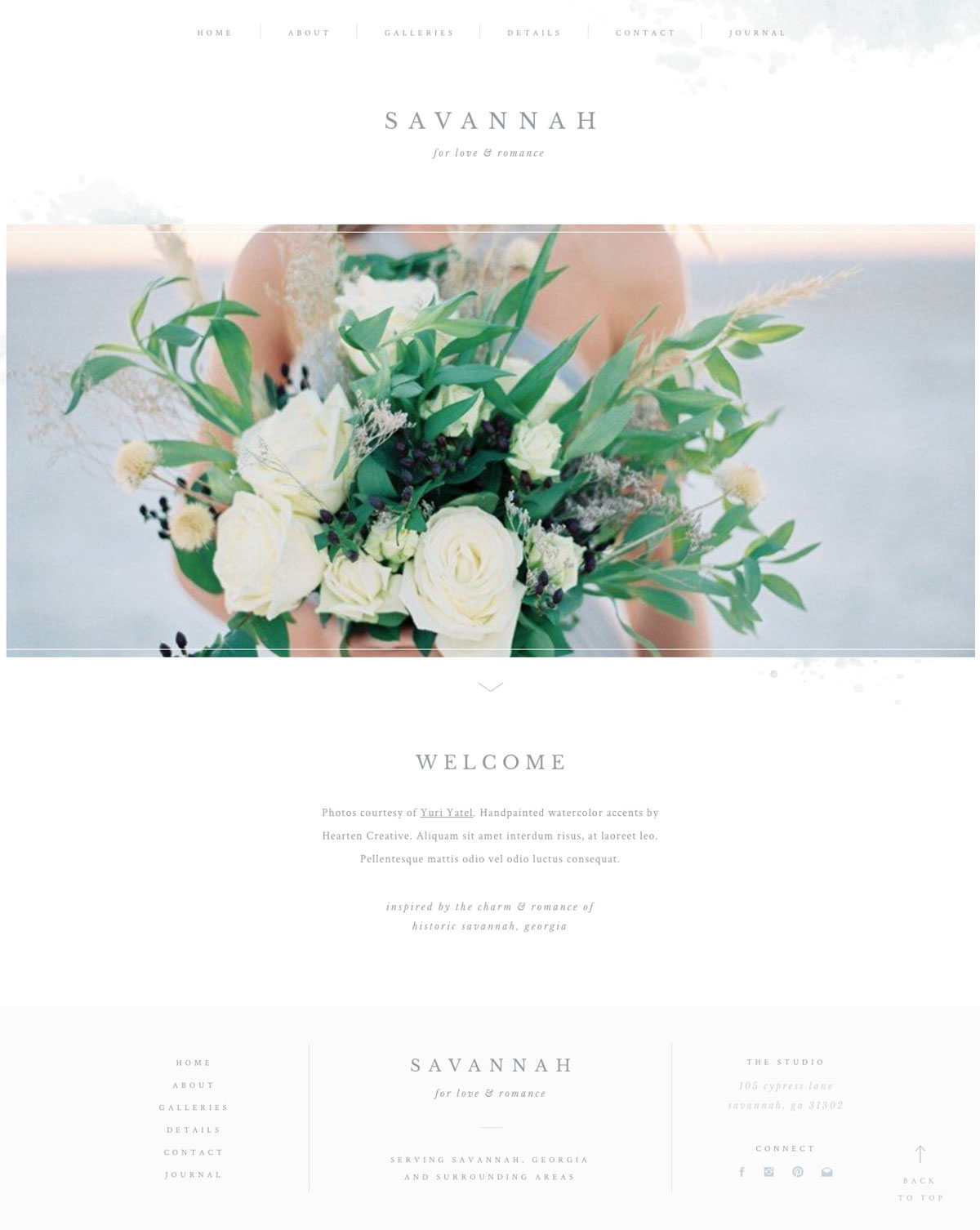 romantic wedding photography website