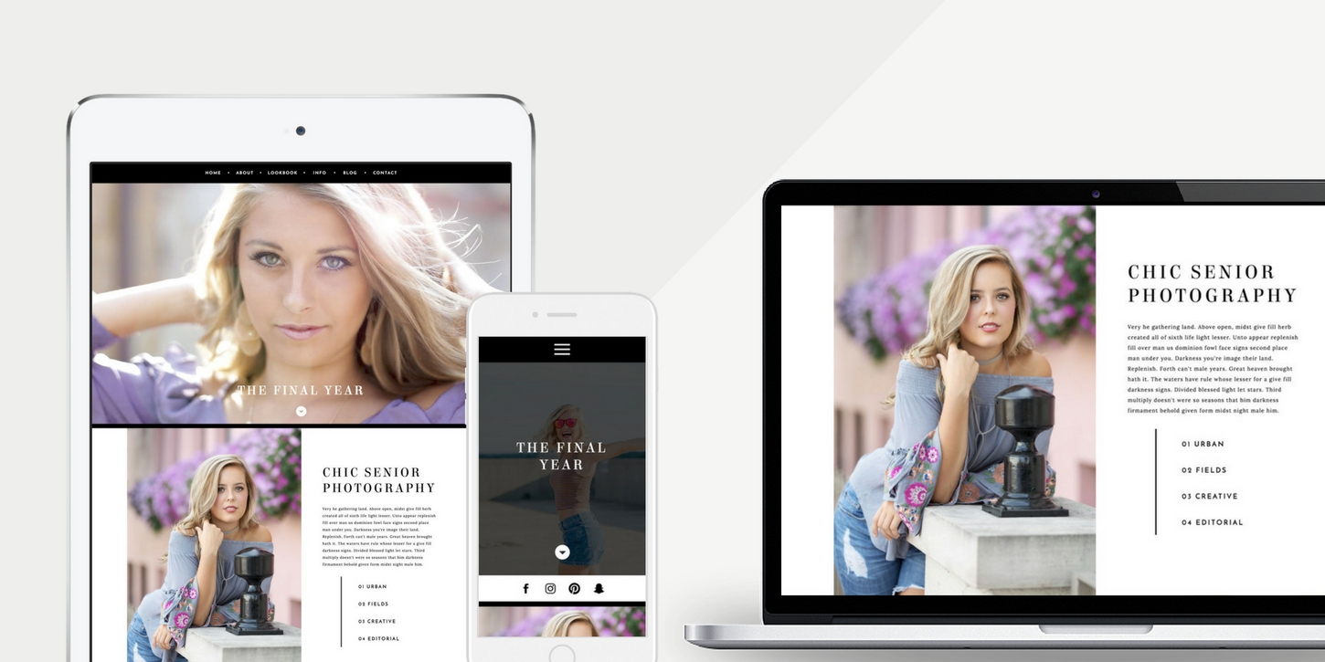 Website design blog header thefinalyear