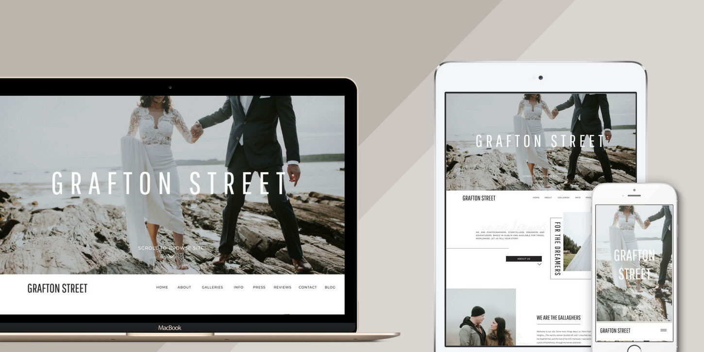Website design blog header graftonstreet