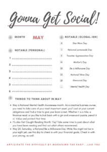 social media calendar plan schedule national holidays