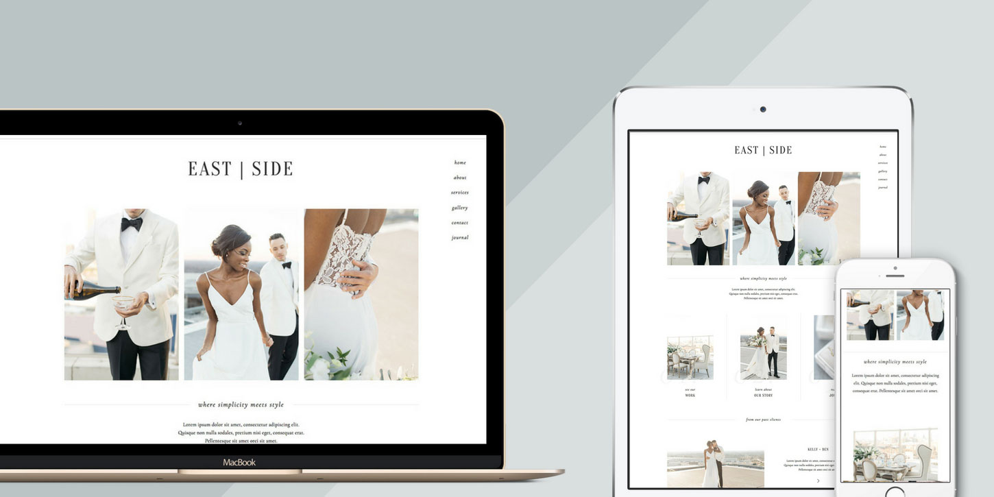 Website design blog header eastside