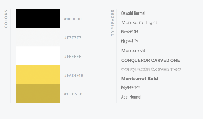 bold choices in color and font for an unconventional wedding photographer