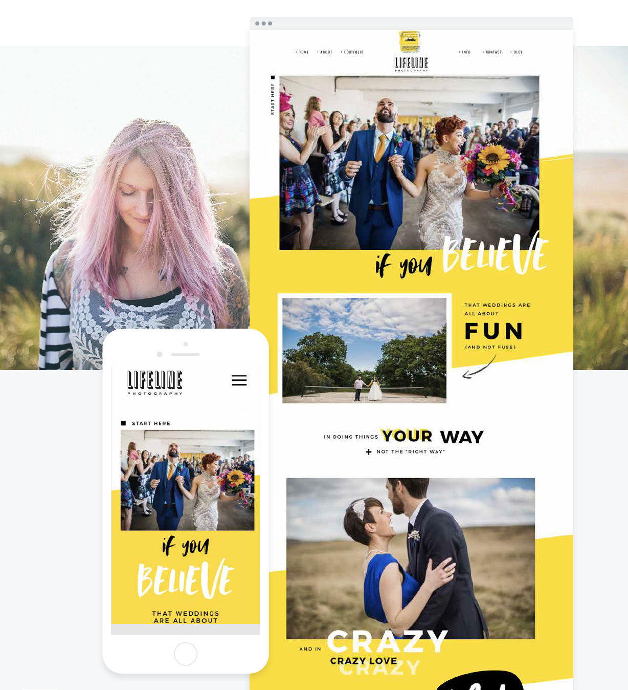 Wedding Photographer Website Design