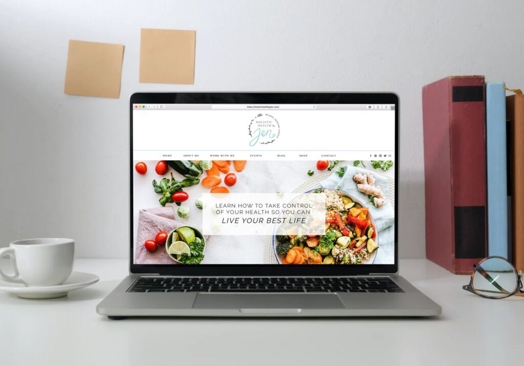 desktop view of https://holistichealthbyjen.com/