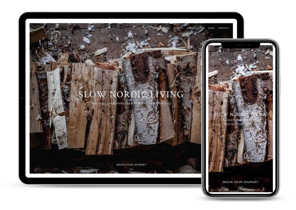 This minimalist and modern website is fresh and eye-catching. Created by website designer Northfolk and Co only for use on the Showit platform.
