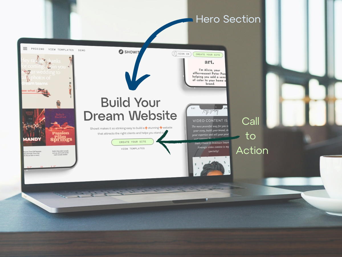 Hero section 1