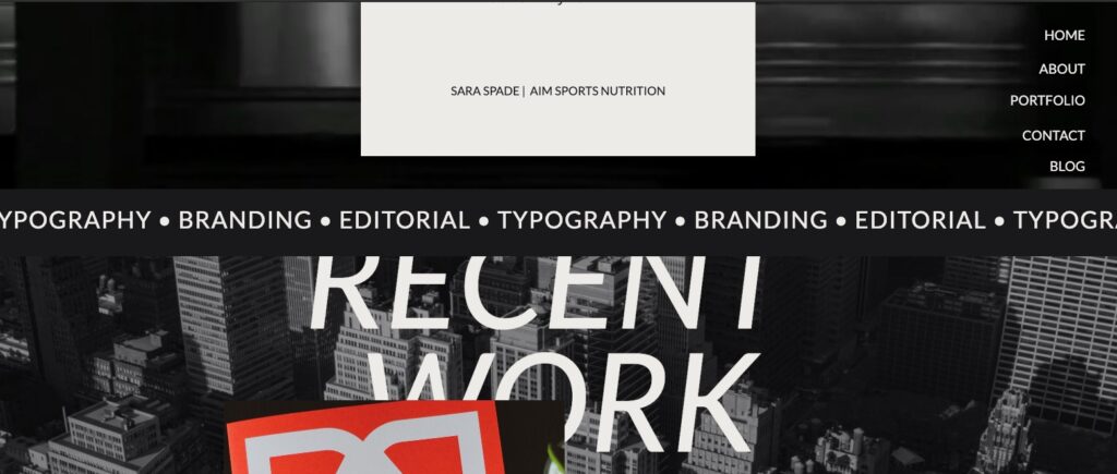 Severance Fan Page, but make it Showit.
